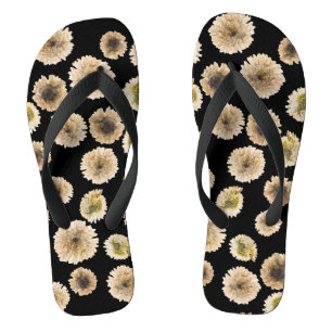 Tongs Mikitiez terre natale nature selfloe fleur rose