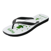 Tongs Mini Mignonne Bonne St Patrick Joyeuse Journée (Incliné)