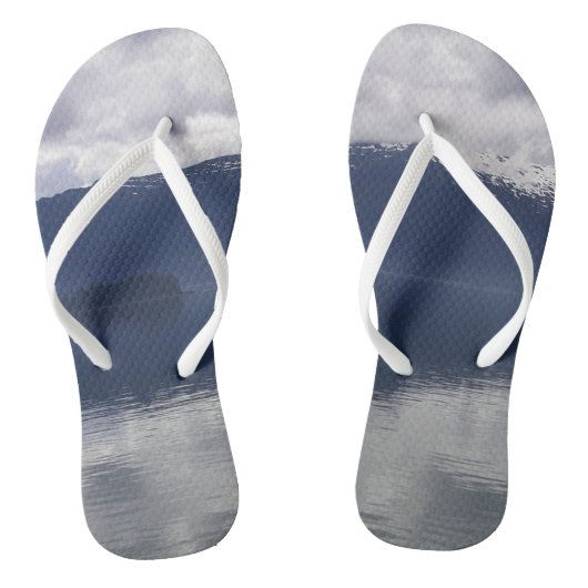 Tongs Misty Alaskan Sea dans les tons bleu (Semelle)