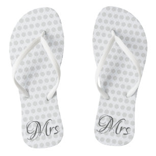 Tongs Mme Bridal Elegant Wedding Day Femens White