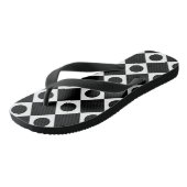 Tongs Mod Retro 60's Noir (Incliné)