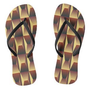 Tongs Mode motif élégant - Géométrique Moderne Élégant