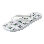 TONGS MODELE DE TEXTE D'IMAGE BLANC SIMPLE ÉDITABLE MODE (Incliné)