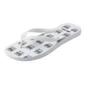 TONGS MODELE DE TEXTE D'IMAGE BLANC SIMPLE ÉDITABLE MODE (Incliné)