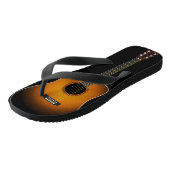 Tongs modèle fan du festival de musique guitare (Incliné)