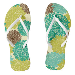 Tongs Modèle floral 12