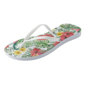 Tongs Modèle floral tropical (Incliné)