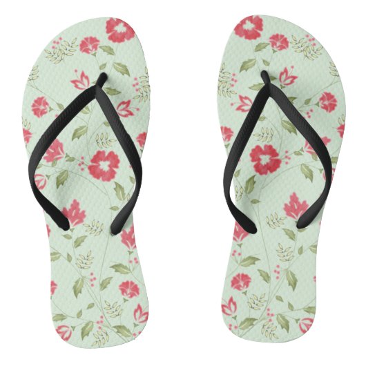 Tongs Modèle végétal vert (Semelle)