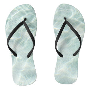 Tongs Moderne Bleu clair Océan calme