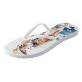 Tongs Moderne Tropical Summer Beach Mode (Incliné)