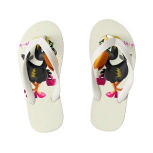 Tongs Modernes pour Enfants en Forme d'Oiseau