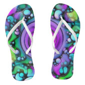 Tongs Modes de vie - Art Neurographique Motif 2 (Semelle)