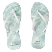 Tongs Monogramme sur mesure Tropical Beach (Semelle)