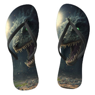 Tongs Monstre qui se cache