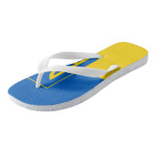 Tongs Montrez vos couleurs - Ukraine (Incliné)