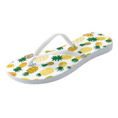 Tongs Motif à la mode d'ananas (Incliné)