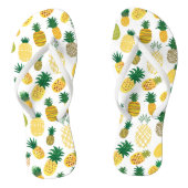 Tongs Motif à la mode d'ananas (Semelle)