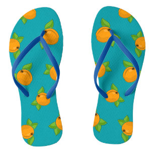 Tongs Motif abricot