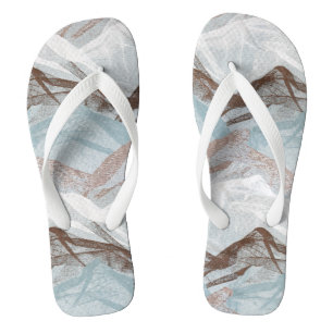 Tongs motif Abstrait