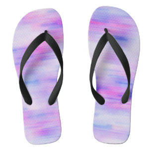 Tongs Motif abstrait couleur vive