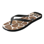 Tongs Motif africain de girafe (Incliné)