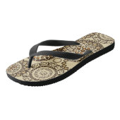 Tongs motif africain de la peau de guépard 3 (Incliné)