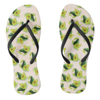 Motif Aquarelle Avocados Vert