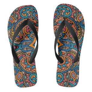 Tongs Motif aquarelle oriental VI + vos idées