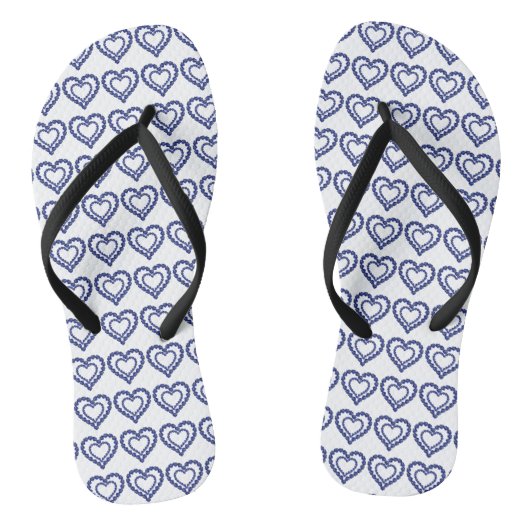 Tongs Motif bleu (Semelle)