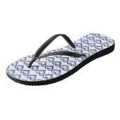 Tongs Motif bleu (Incliné)