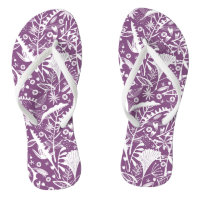 Motif botanique pourpre