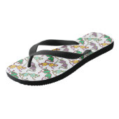 Tongs Motif Bra multicolore (Incliné)