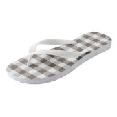 Tongs Motif Brown de nappe (Incliné)