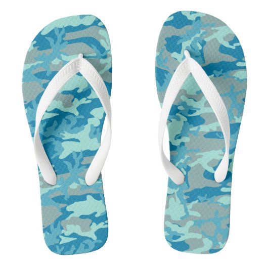 Tongs Motif Camo BlueBlast (Semelle)