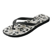 Tongs Motif crâne (Incliné)