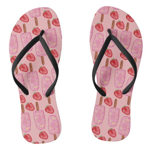 Tongs Motif crème glacée | motif Lollies | lollipop 2 (Semelle)