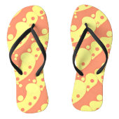 Tongs Motif d'abstraction coloré éblouissant (Semelle)