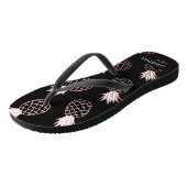 Tongs Motif d'ananas mignon (Incliné)