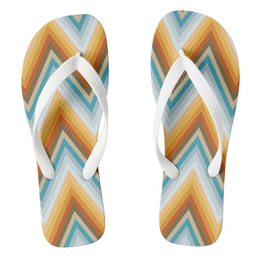 Tongs Motif d'arrière - plan de Chevron (Semelle)