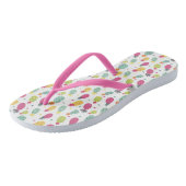 Tongs Motif de ananas (Incliné)