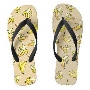 Tongs Motif de banane