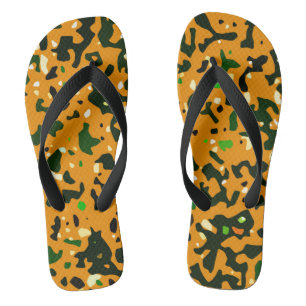 Tongs Motif de camouflage camouflé rustique