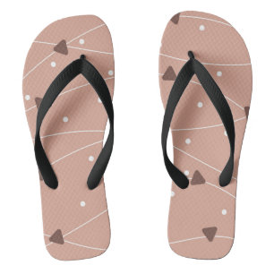 Tongs Motif de chips au chocolat au lait
