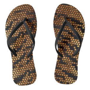 Tongs Motif de couleur de tigre Mignon