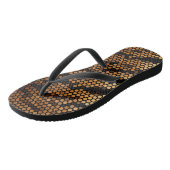 Tongs Motif de couleur de tigre Mignon (Incliné)