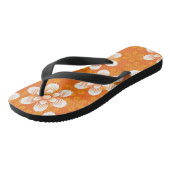 Tongs Motif de fleurs (Incliné)
