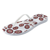 Tongs Motif de fleurs Mandala (Incliné)