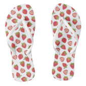 Tongs Motif de fraises d'été (Semelle)
