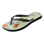 Tongs Motif de glace (Incliné)