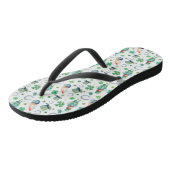 Tongs Motif de la fête de la Saint-Patrick (Incliné)